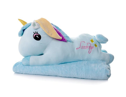 3-in-1 Kids Blanket and Pillow and Soft Toy