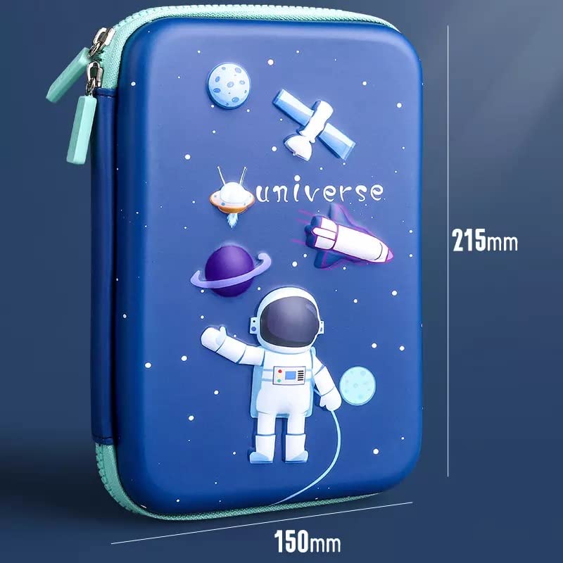 Big Size Eva 3D Cover Large Capacity Space Astronaut Pencil Case