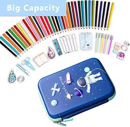 Big Size Eva 3D Cover Large Capacity Space Astronaut Pencil Case