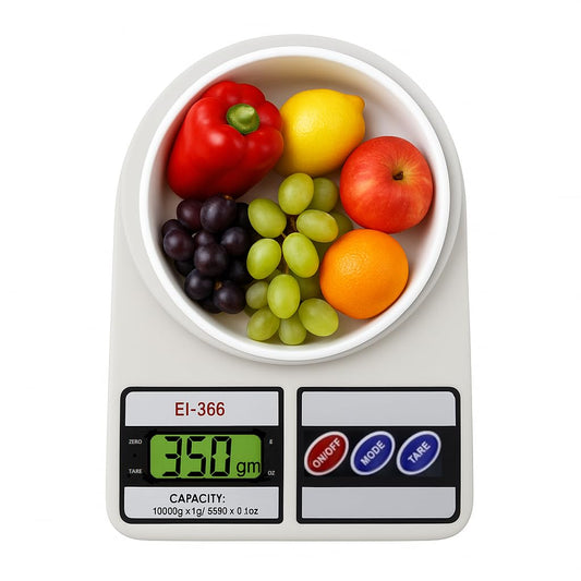 Digital Kitchen Food Scale 10kg Capacity Electronic Weighing Machine with LCD Display Multipurpose Use (Model-SF400)