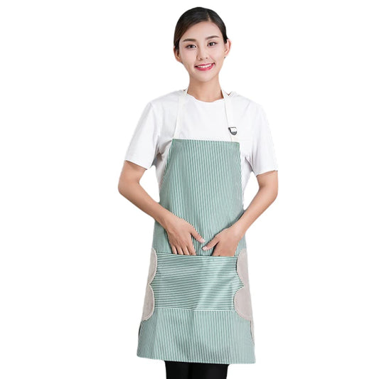 Waterproof Kitchen Apron for Women with Built-in Hand Towel & Large Pocket/Adjustable, Comfortable | One Size Fits Most Stylish, Durable | Cooking Apron for Home