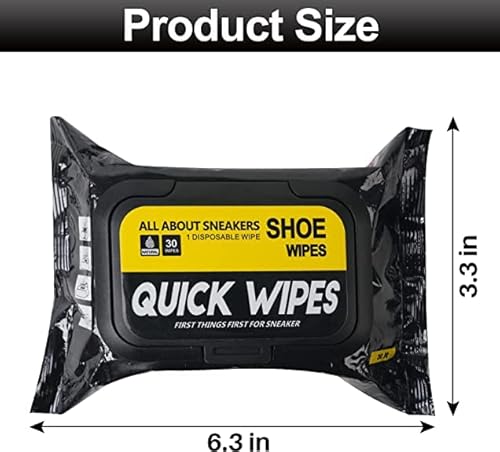 Shoe Cleaner Wipes - 1 Pack of 80 pcs - Quickly Remove Dirt & Stains - Wipes Can Be Used On Footwear