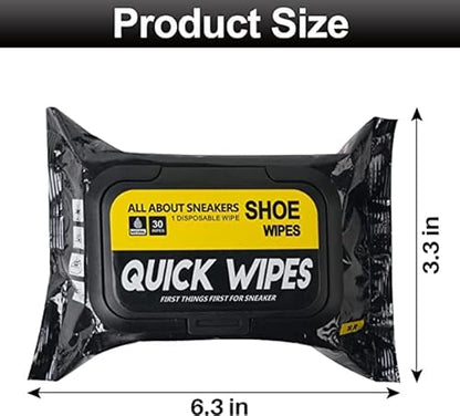 Shoe Cleaner Wipes - 1 Pack of 80 pcs - Quickly Remove Dirt & Stains - Wipes Can Be Used On Footwear