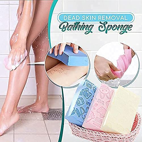 Dead Skin Remover Sponge For Body (Pack of 1 Multicolor)