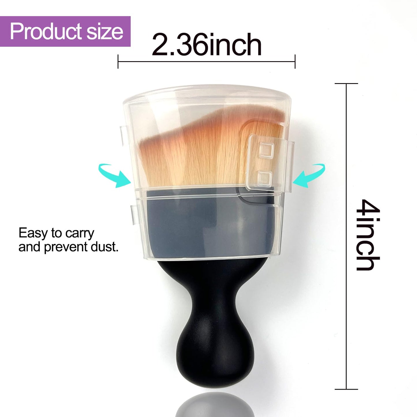 Car Interior Cleaning Brush - (Pack of 1) | AC Vent Brush, Multifunctional Car Brush for Cleaning, PC, Laptop, Keyboard