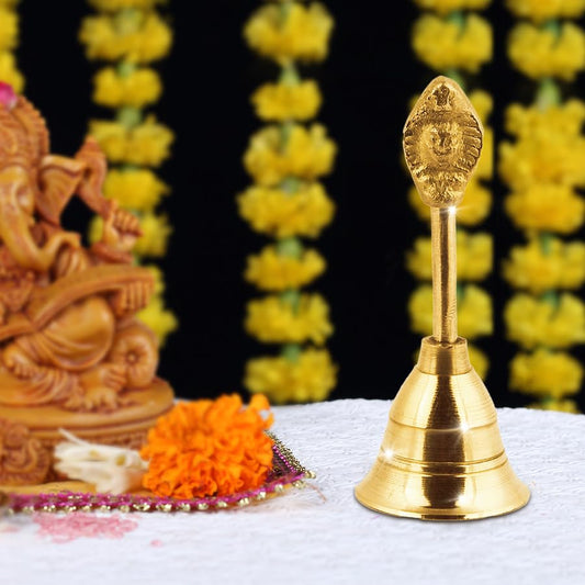 Pooja Bell |Traditional Religious Pooja Item | – 3.5 Inch, 55g
