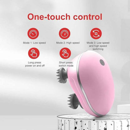 Scalp Massager -| Multi-Use Scalp, Body & Head Massager for Hair Growth Color (Green/Pink/White)