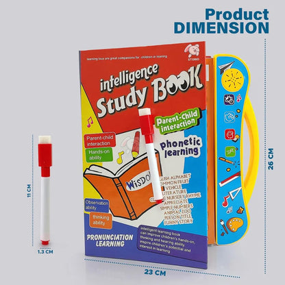 Intelligence Book Sound Book Learning Cards Book for Toddlers