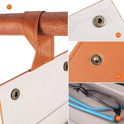 Sunglasses Organizer with Slots, Travel Glasses Case Storage Portable Sunglasses Storage Case Bag Foldable Eyeglasses Holder Box Eyewear Display Containers for Women Men