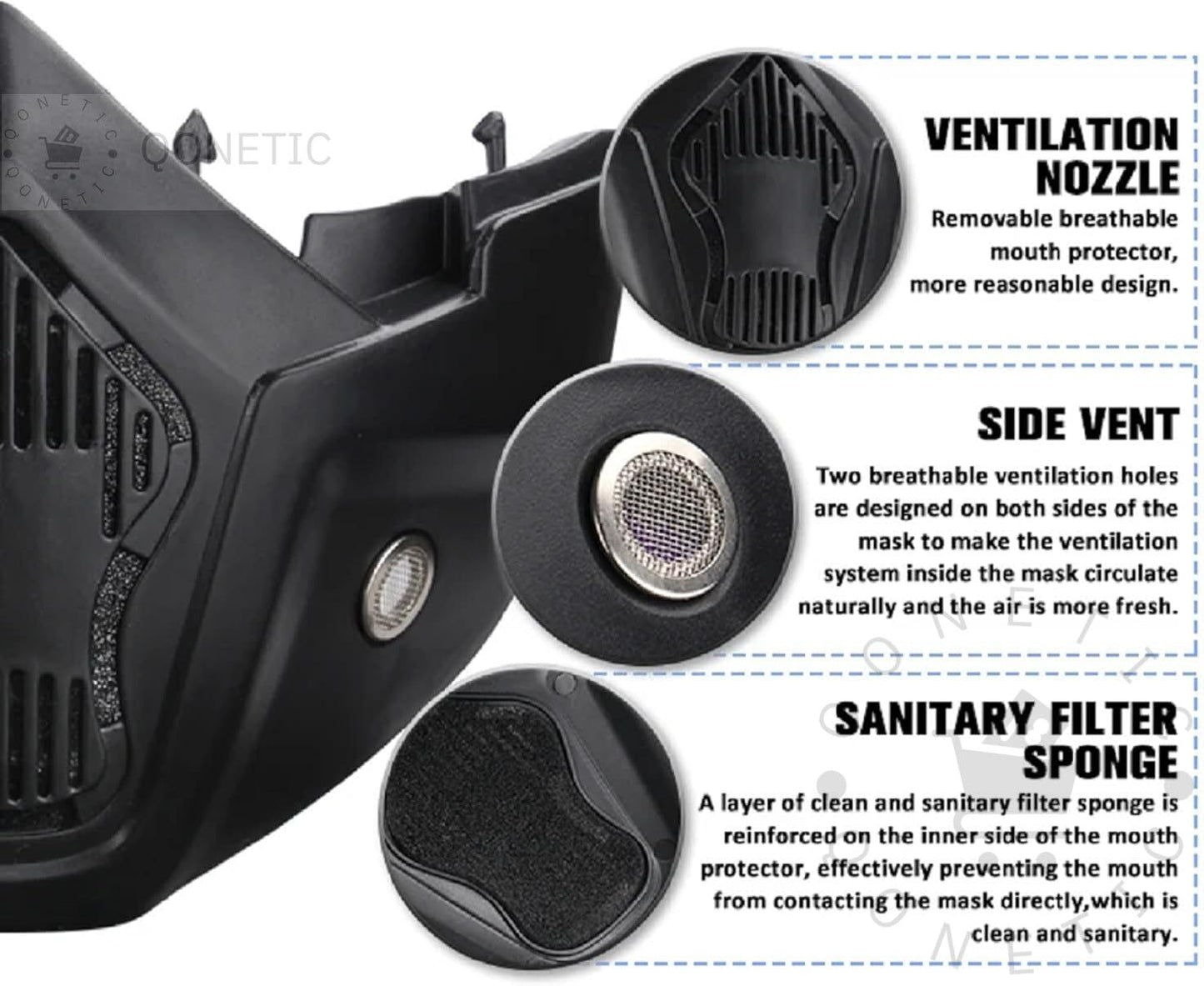 Motorcycle Goggle mask Anti Scratch UV Protective Face Mask