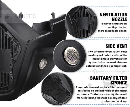 Motorcycle Goggle mask Anti Scratch UV Protective Face Mask