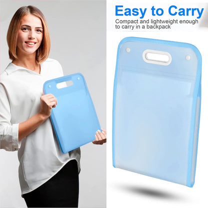 13 Pockets Vertical Expanding File Folder Accordion File Folder Organizer for A4 Size Letter Size Paper Document Holder Organizer
