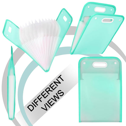 13 Pockets Vertical Expanding File Folder Accordion File Folder Organizer for A4 Size Letter Size Paper Document Holder Organizer