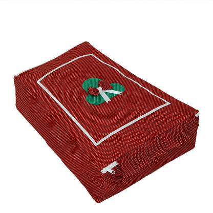 3 Piece Cotton Saree Cover, Blouse Cover and Petticoat Cover Set, Blue