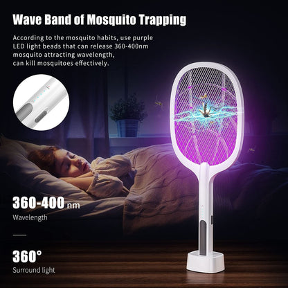 Mosquito Killer Bat with Uv Light Lamp Five Nights Mosquito Killer Autokill 2 in 1 Mosquito Racket