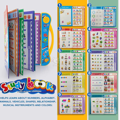 Intelligence Book Sound Book Learning Cards Book for Toddlers