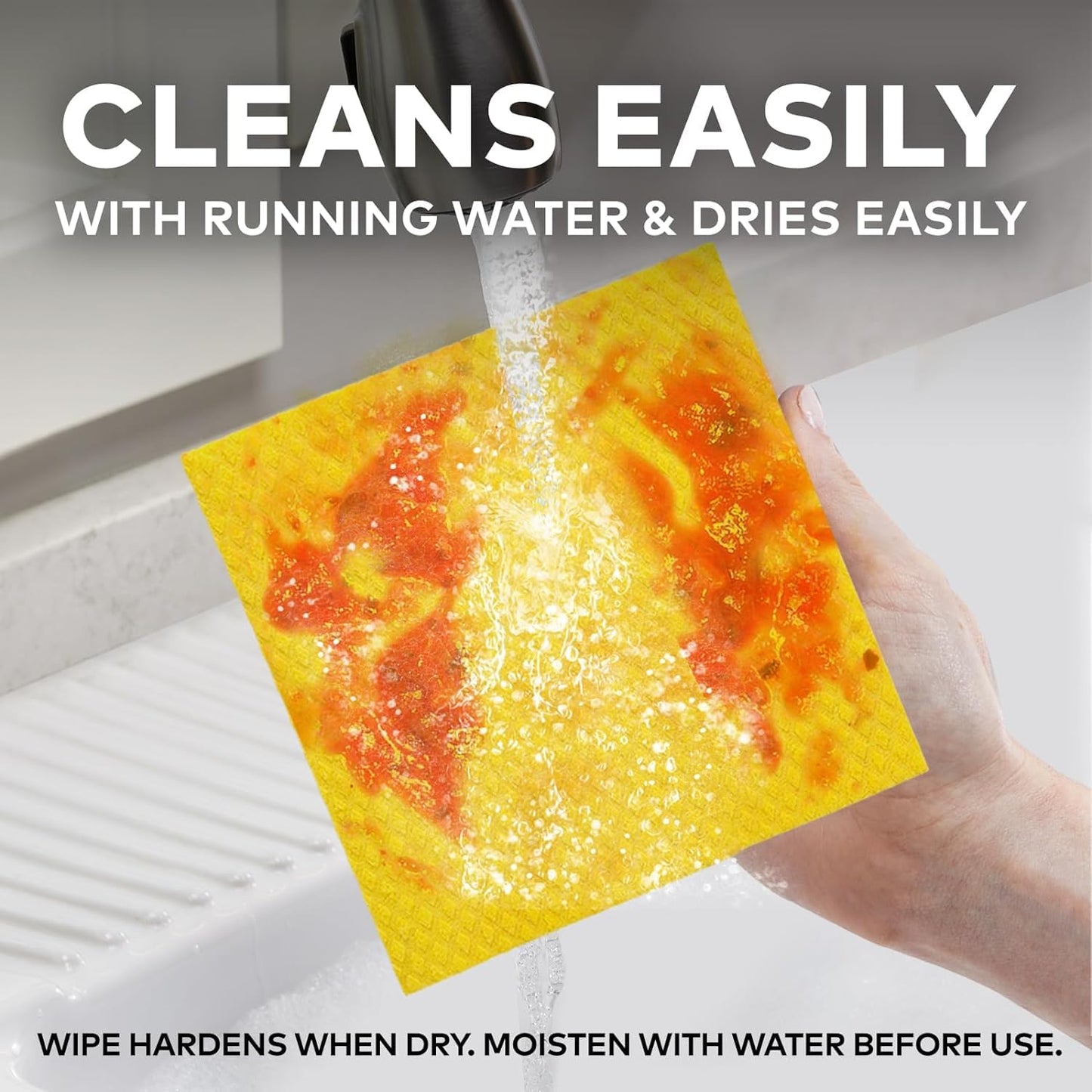 Soft Absorbent Cleaning Sponge Wipes (Multi-Color) (pack of 5 pcs)