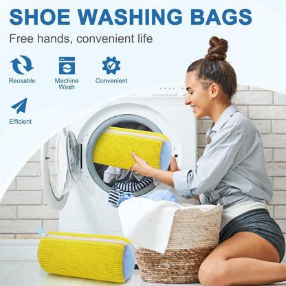 Shoe Washing Machine Bag Shoe Laundry Bags Reusable Shoe Cleaning All Shoe Sizes