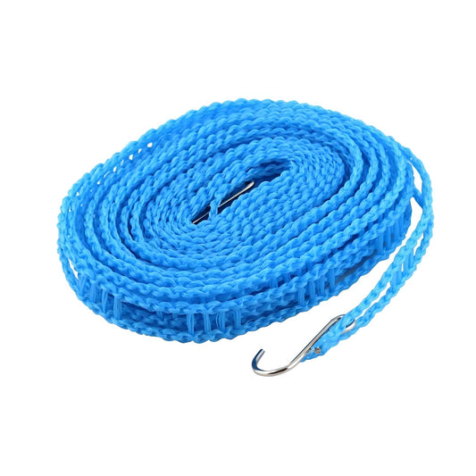 5 Meters Windproof Anti-Slip Clothe Nylon Rope with Hooks - (Multicolor)