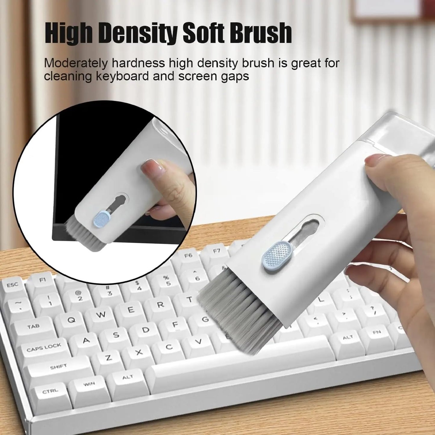 7 in 1 Electronic Cleaner Kit, Multifunctional Cleaning Kit for Earphone, Keyboard, Laptop, Phone, PC, ETC.