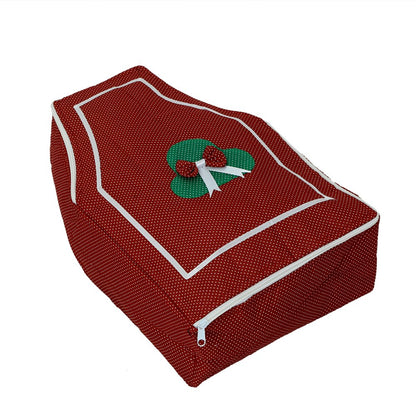 3 Piece Cotton Saree Cover, Blouse Cover and Petticoat Cover Set, Blue