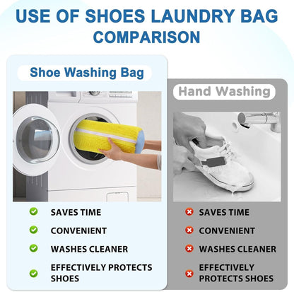 Shoe Washing Machine Bag Shoe Laundry Bags Reusable Shoe Cleaning All Shoe Sizes