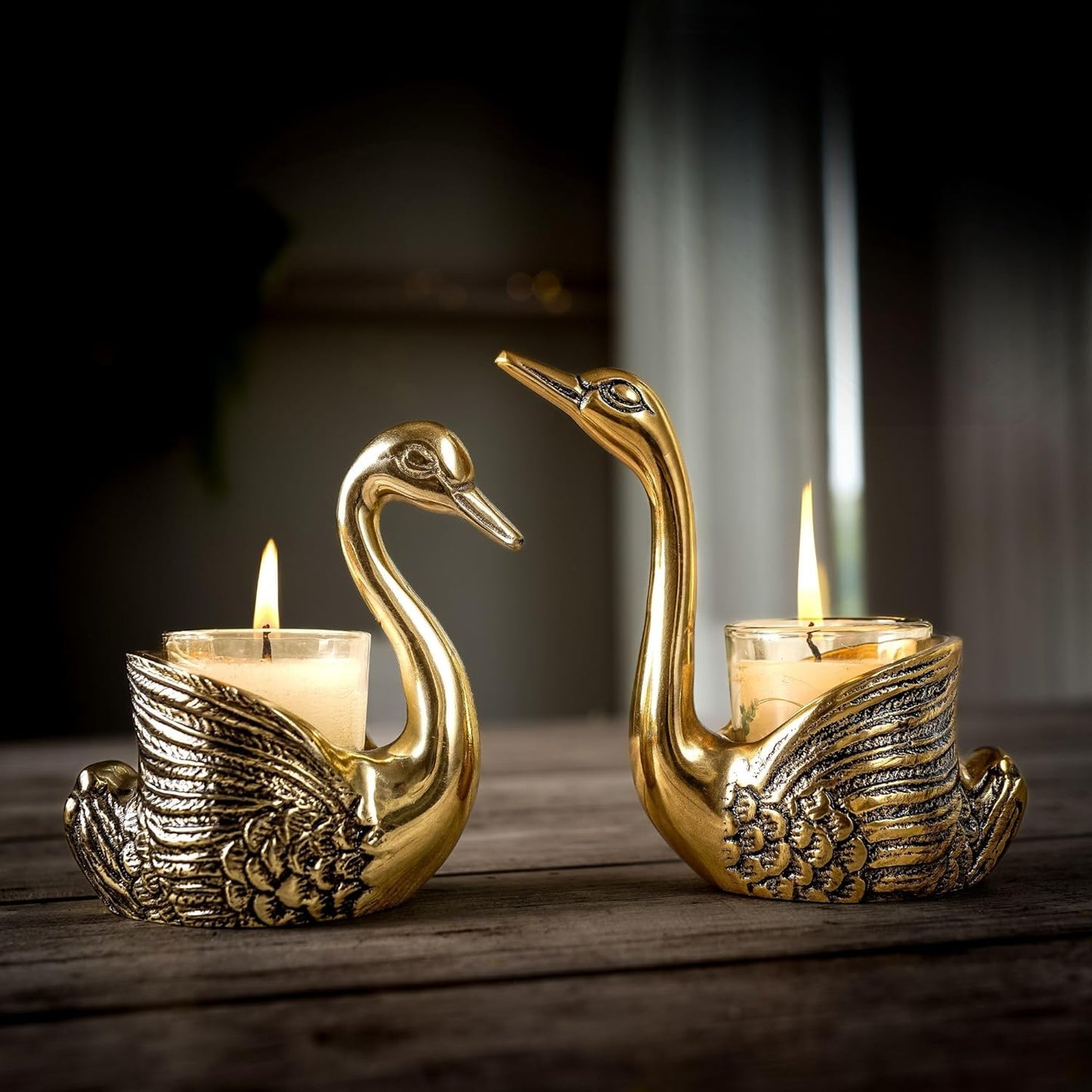 Aluminium Pair of Swans (pack of 1 pair)
