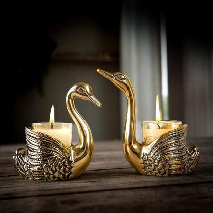 Aluminium Pair of Swans (pack of 1 pair)