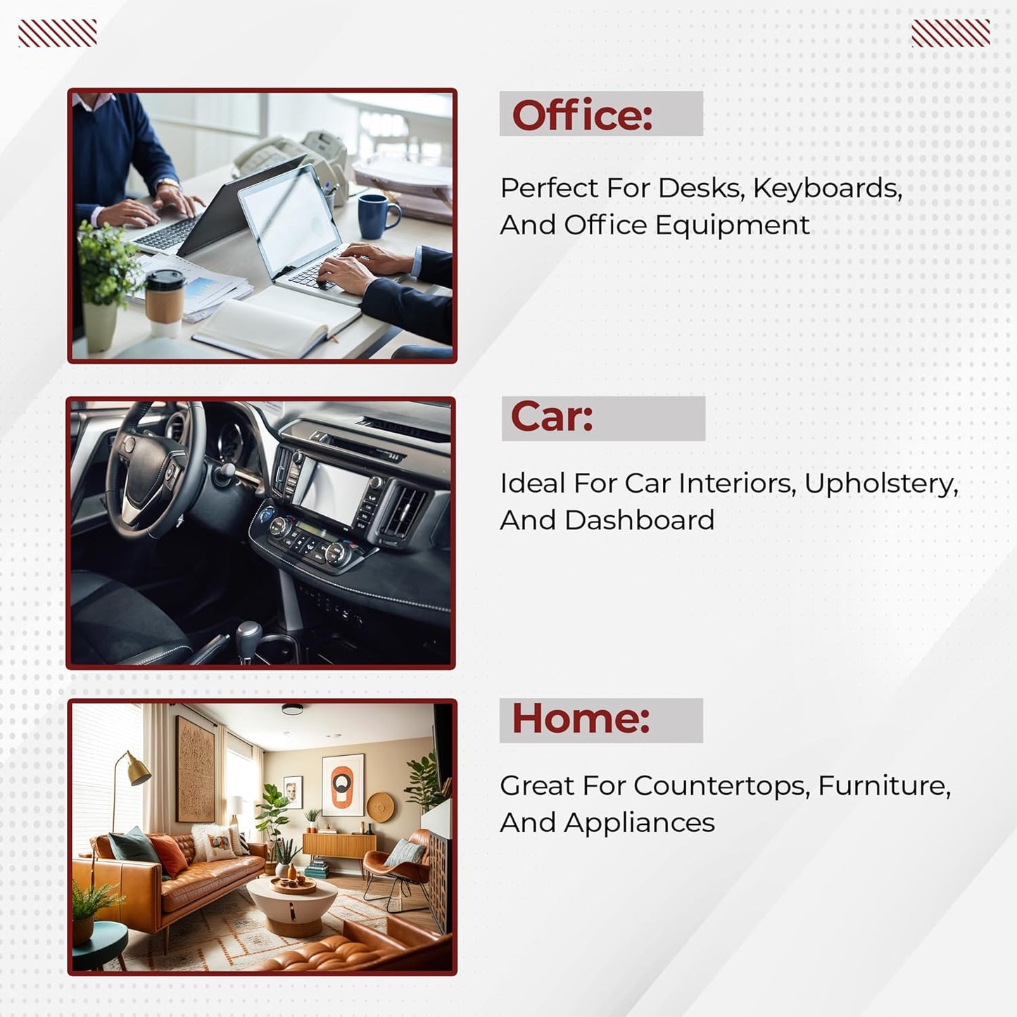 Car Interior Cleaning Brush - (Pack of 1) | AC Vent Brush, Multifunctional Car Brush for Cleaning, PC, Laptop, Keyboard