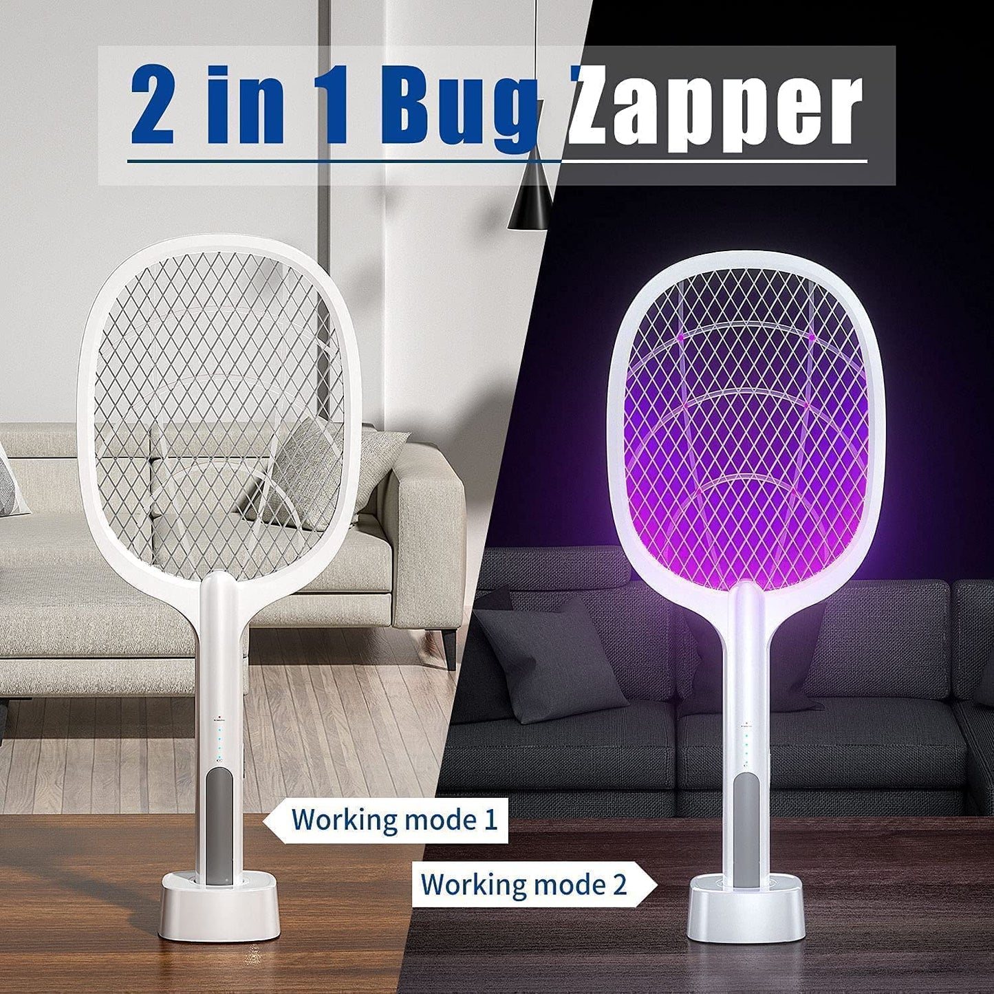 Mosquito Killer Bat with Uv Light Lamp Five Nights Mosquito Killer Autokill 2 in 1 Mosquito Racket
