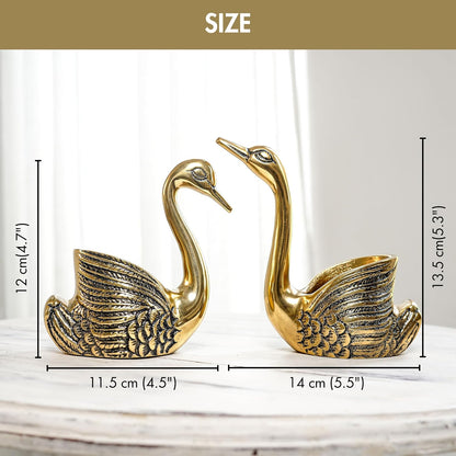 Aluminium Pair of Swans (pack of 1 pair)