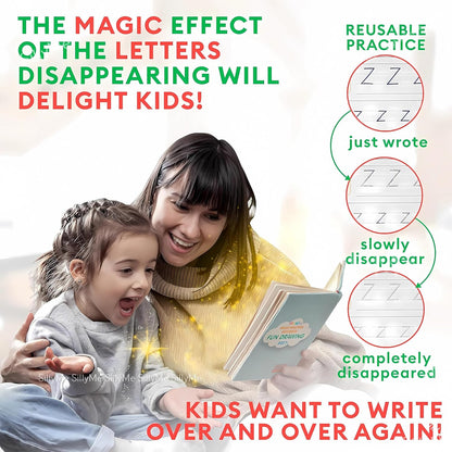 Sank Magic Book for Kids 2-5years - 4 Books +1 Pen+ 10Refill + 1 Grip